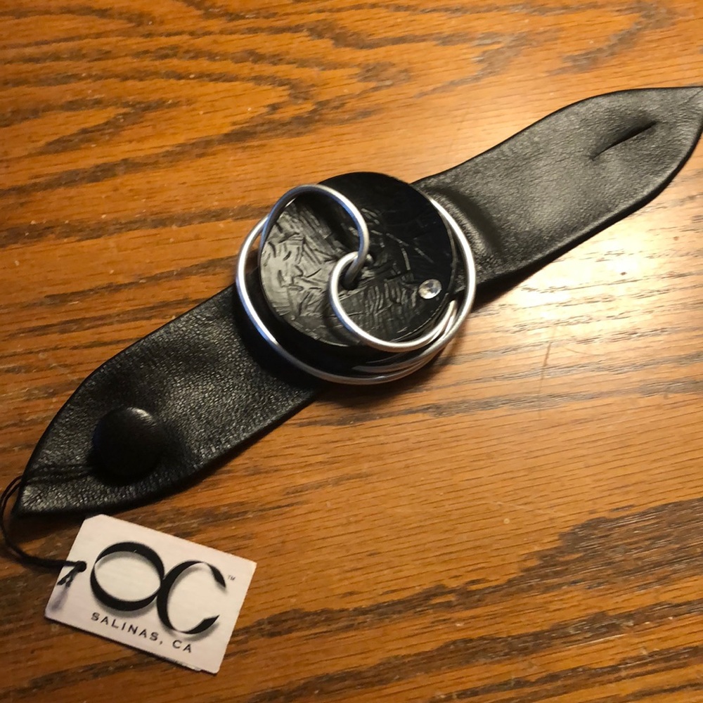 NWT- Leather cuff bracelet